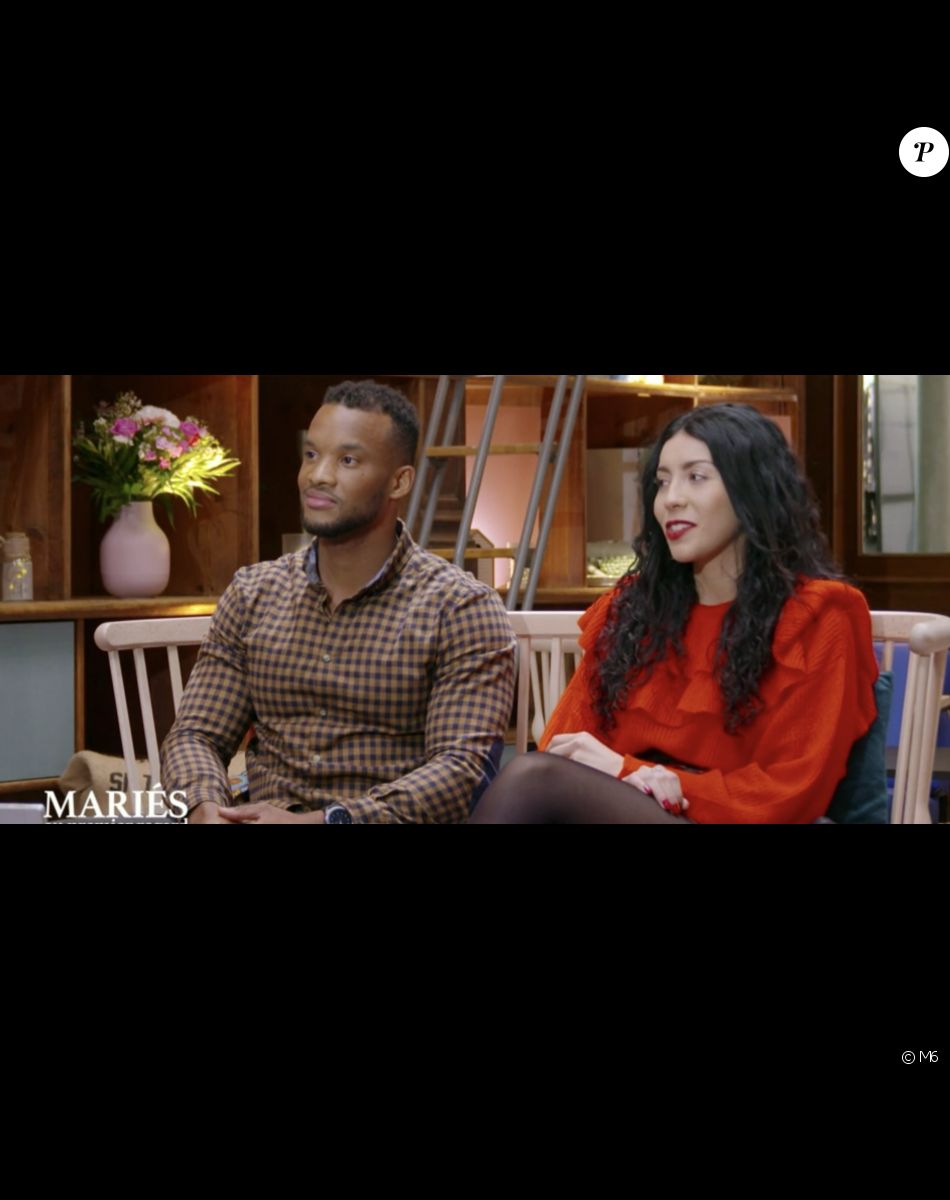 Mélina et Yannick dans "Mariés au premier regard 2021" - M6