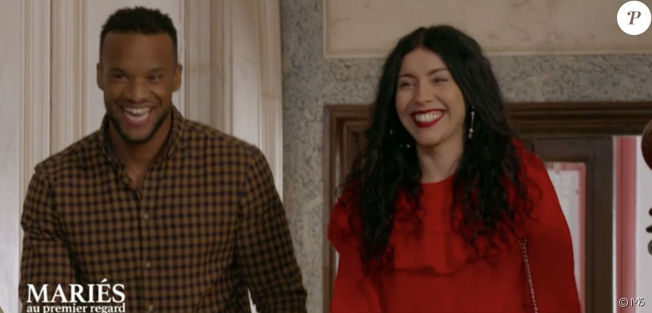 Mélina et Yannick dans "Mariés au premier regard 2021" - M6