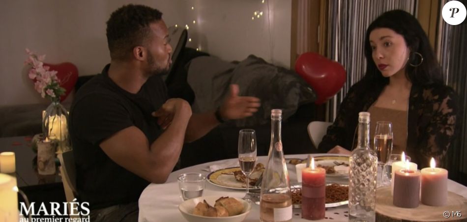 Mélina et Yannick dans "Mariés au premier regard 2021" - M6