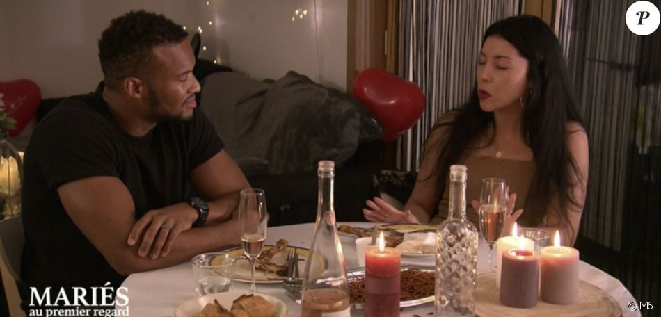Mélina et Yannick dans "Mariés au premier regard 2021" - M6