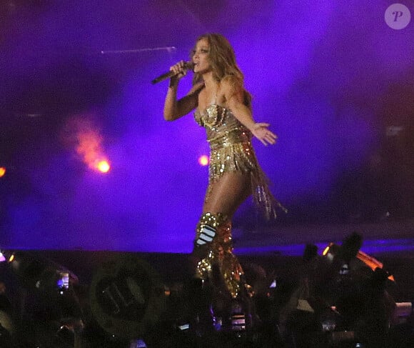 Exclusif - Jennifer Lopez en concert à Fuengirola en Espagne, le 8 août 2019.