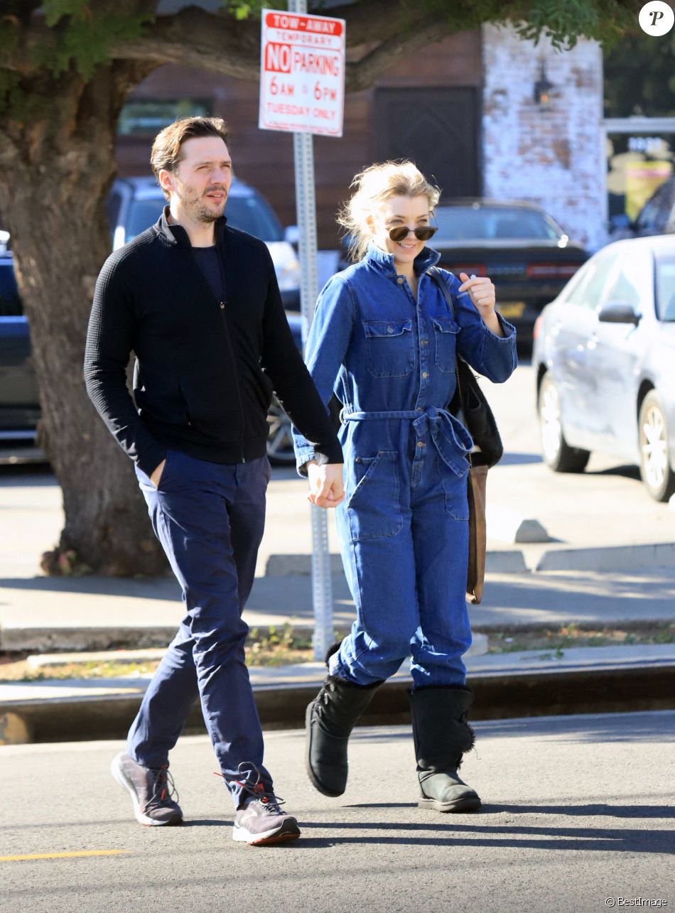 Exclusif - David Oakes et sa compagne Natalie Dormer à Los Angeles, le ...