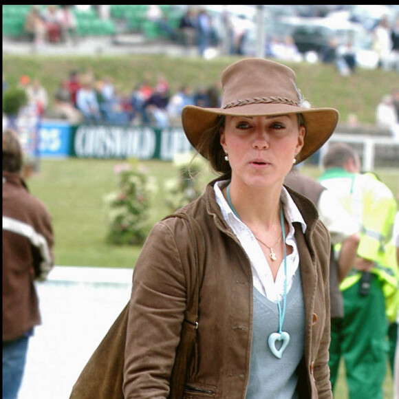 Kate Middleton et sa paire de bottes Penelope Chilvers lors d'un festival à Gatcombe Park, en 2005.