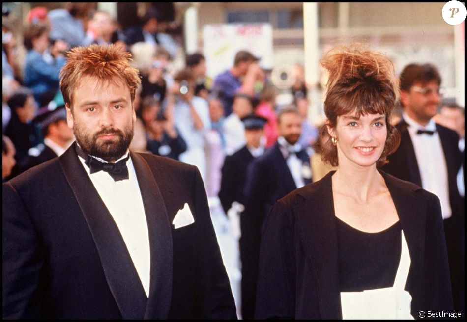 "ANNE PARILLAUD" ET "LUC BESSON" - FESTIVAL CANNES 1990 - ARCHIVES "PLAN SERRE" FEMININ ACTRICE COMEDIENNE REALISATEUR00/05/1990 -