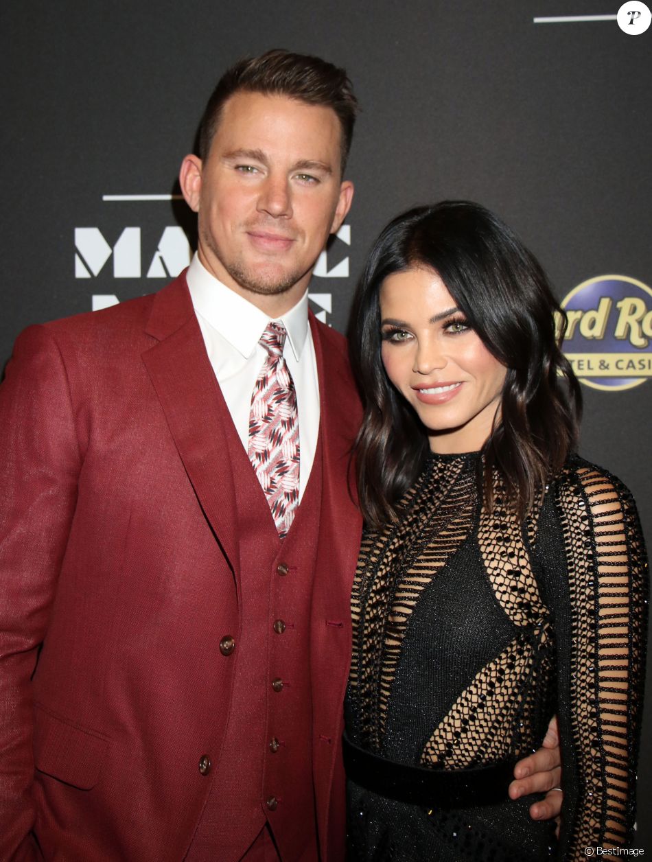 Channing Tatum et sa femme Jenna Dewan à la soirée d'inauguration du spectacle "Magic Mike Live" au Hard Rock Hotel et Casino de Las Vegas le 21 avril 2017.