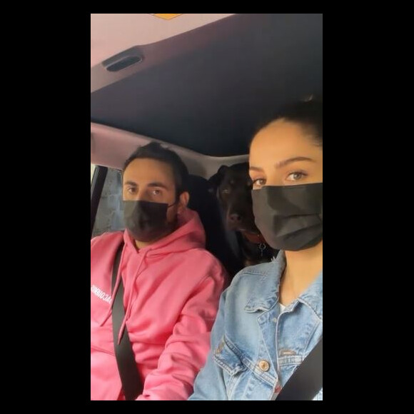 Camille Combal dévoile le visage de sa chérie Marie sur Instagram. 1er mai 2021.