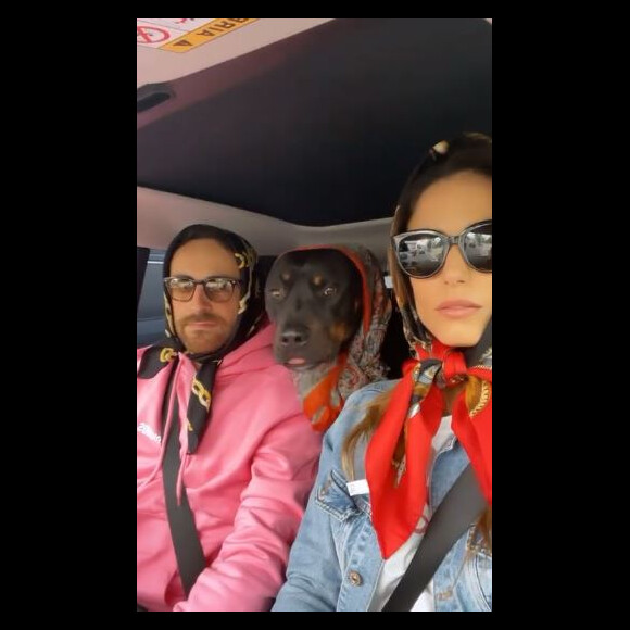 Camille Combal dévoile le visage de sa chérie Marie sur Instagram. 1er mai 2021.