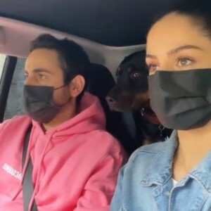 Camille Combal dévoile le visage de sa chérie Marie sur Instagram. 1er mai 2021.