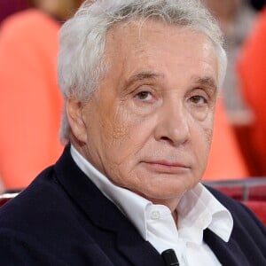 Michel Sardou - Enregistrement de l'émission "Vivement Dimanche", le 8 octobre 2014.