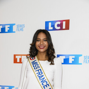 Vaimalama Chaves (Miss France 2019) - Soirée de rentrée 2019 de TF1 au Palais de Tokyo à Paris, le 9 septembre 2019. © Pierre Perusseau/Bestimage