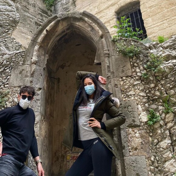 Vaimalama Chaves (Miss France 2019) et son compagnon Nicolas Fleury, heureux et amoureux.