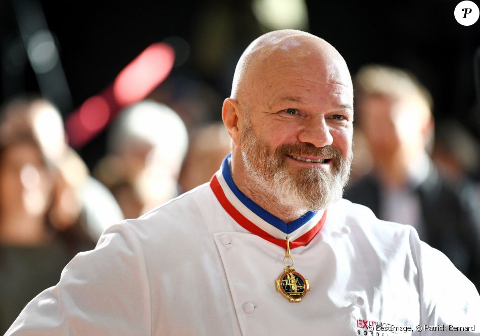 Philippe Etchebest préside le salon français de la restauration "Expotel" à Bordeaux. © Patrick Bernard/ Bestimage