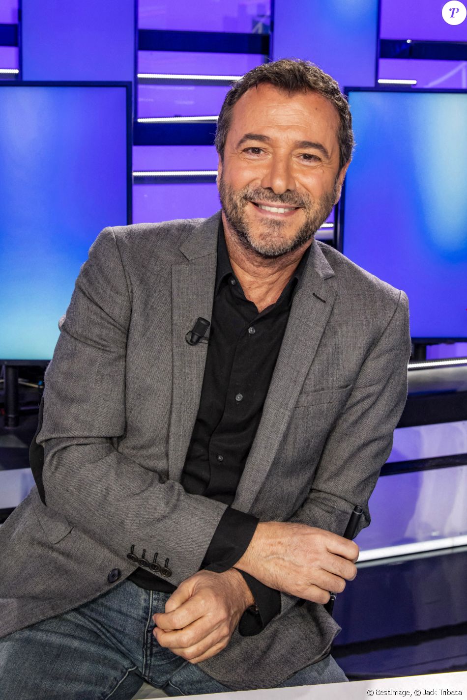 Bernard Montiel - Emission TPMP (Touche Pas à Mon Poste) , présentée par Cyril Hanouna et diffusée en direct le 16 Mars 2021 sur C8 le 16 mars 2021. © Jack Tribeca / Bestimage