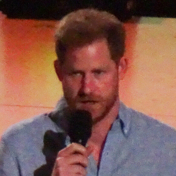 Le prince Harry au concert Vax Live au Sofi Stadium de Los Angeles, le 2 mai 2021.