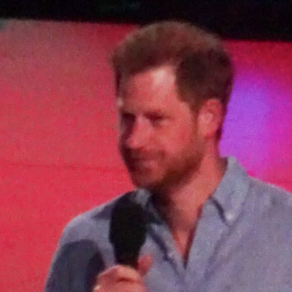 Le prince Harry au concert Vax Live au Sofi Stadium de Los Angeles, le 2 mai 2021.