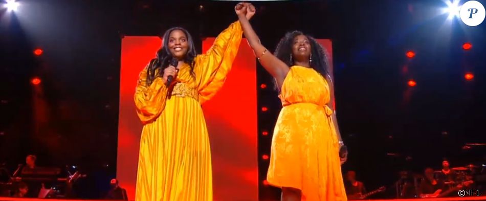 La candidate Mentissa remporte sa battle contre Stellia dans "The Voice" mais Stellia est repêchée par Florent Pagny - Équipe de Vianney, TF1