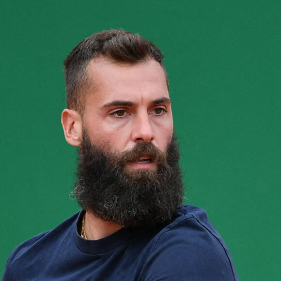 Benoît Paire lors du tournoi de tennis Rolex Monte Carlo Masters 2021 le 11 avril 2021. © Antoine Couvercelle / Panoramic / Bestimage 