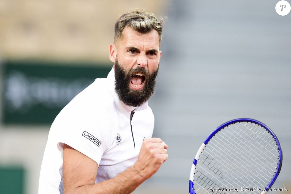 Joie de Benoit Paire - Internationaux de tennis de Roland Garros à Paris. © JB Autissier / Panoramic / Bestimage