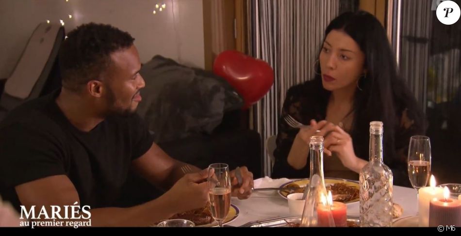 Dîner sous haute tension pour Yannick et Mélina dans "Mariés au premier regard 2021", le 3 mai, sur M6