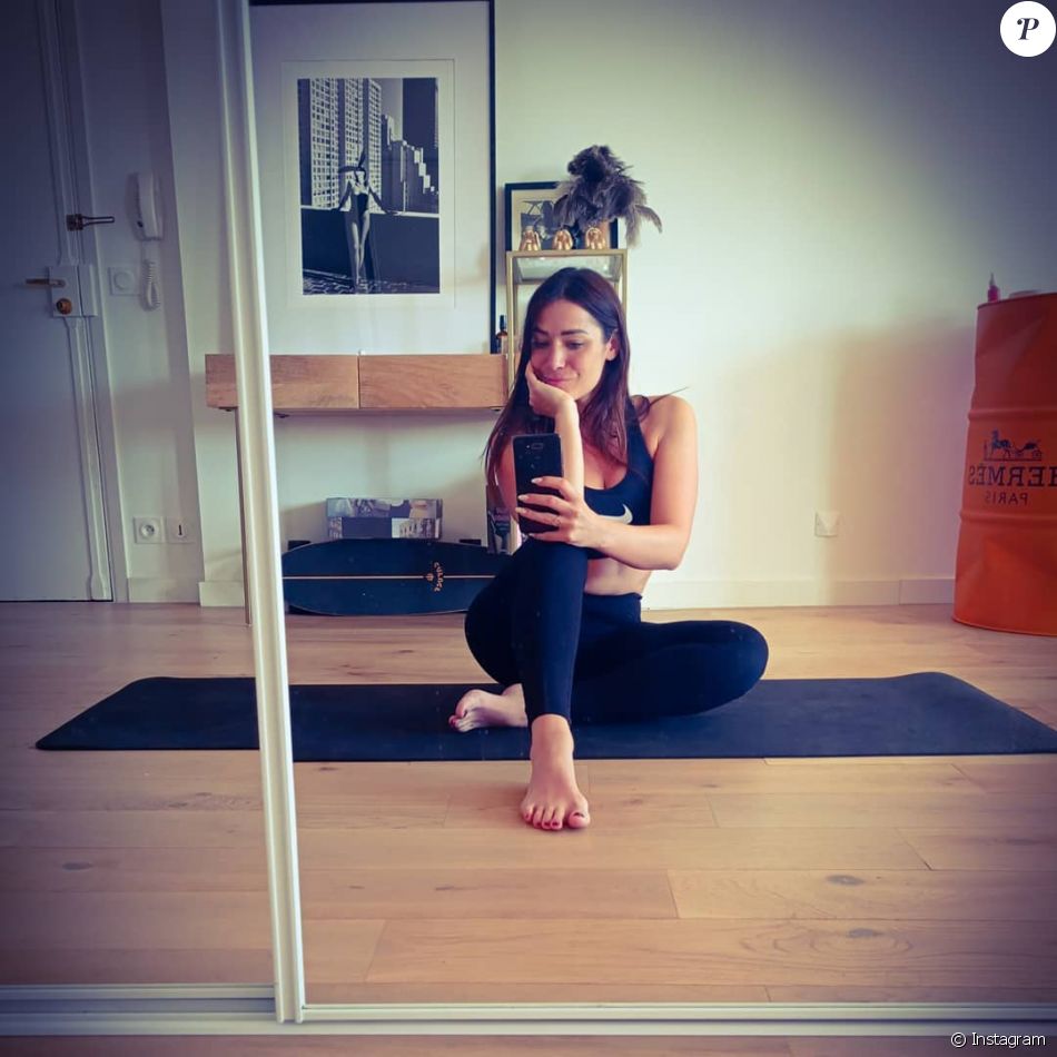 Cinzia de "Pékin Express 2021" fait du yoga, photo Instagram du 12 avril 2021