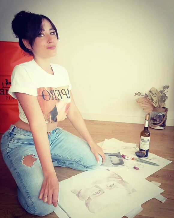 Cinzia de "Pékin Express 2021" pose sur Instagram, avril 2021