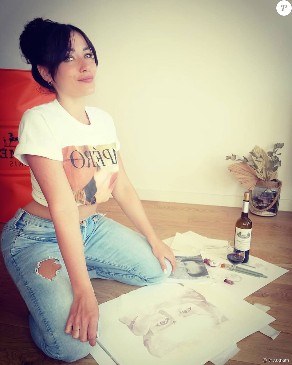 Cinzia de "Pékin Express 2021" pose sur Instagram, avril 2021
