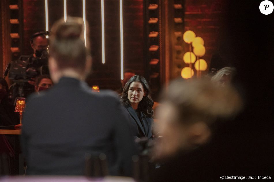 Exclusif - Line Papin - Enregistrement de l'émission "On Est En Direct" (OEED), présentée par L.Ruquier, diffusée sur France 2 le 6 mars © Jack Tribeca / Bestimage
