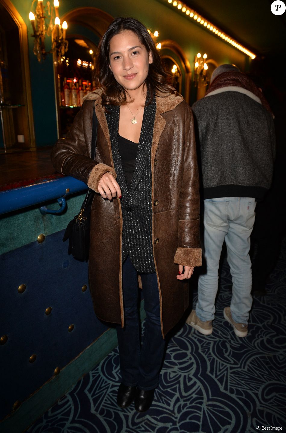 Exclusif - Line Papin à la générale de presse du spectacle musicale " Les Souliers Rouges " aux Folies Bergères à Paris, France, le 4 février 2020. © Veeren/Bestimage