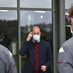 Le prince William, duc de Cambridge visite le nouveau centre d'entrainement d'Aston Villa à Bodymoor Heath, Warwickshire, Royaume Uni, le 4 mai 2021.