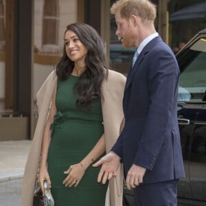 Le prince Harry, duc de Sussex, et Meghan Markle, duchesse de Sussex, assistent à la cérémonie "Wellchild Awards" au Royal Lancaster Hotel à Londres, le 15 octobre 2019.