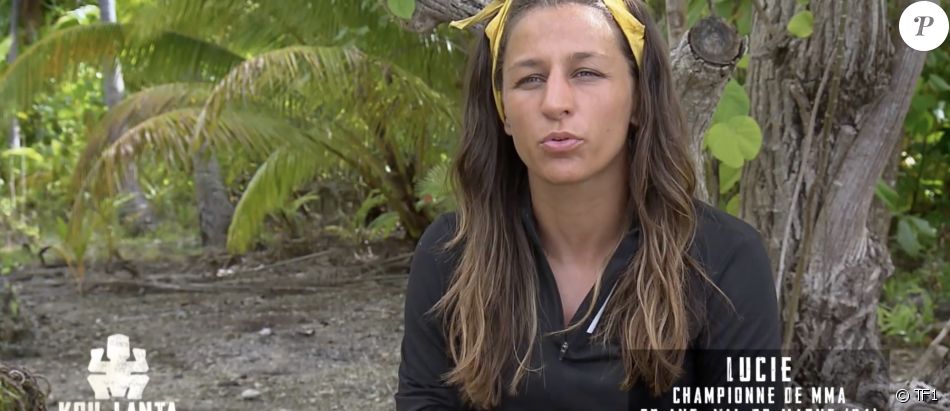 Lucie dans "Koh-Lanta, Les Armes serètes" sur TF1.