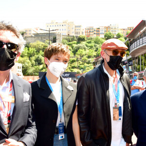 guest, Léa Seydoux, Vincent Cassel, Jean Todt, le prince Albert II de Monaco - People lors de la 4ème édition du E-Prix De Monaco 2021 le 8 mai 2021 © Bruno Bebert / Bestimage