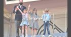Jacques et Gabriella frétillants : les jumeaux amusent la galerie pendant l'E-Prix de Monaco