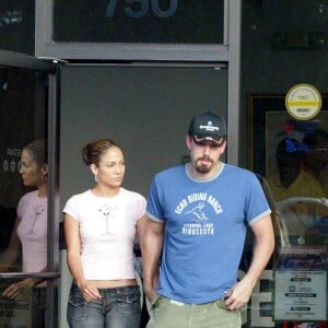 Ben Affleck et Jennifer Lopez à Savannah en 2003.