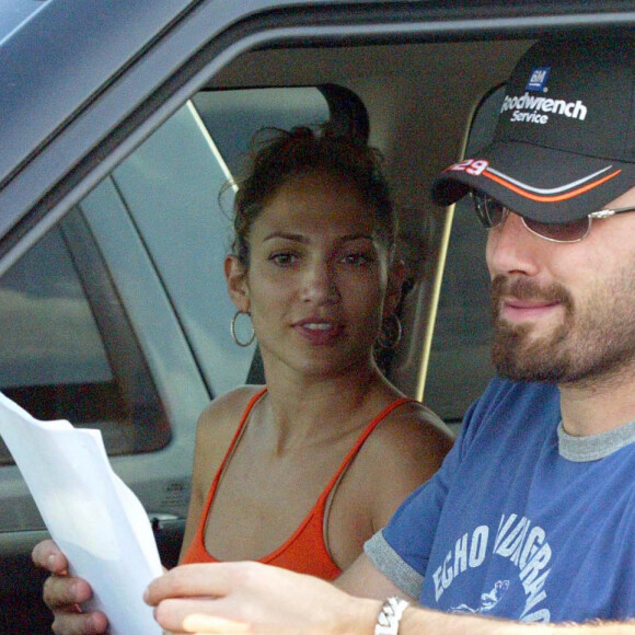 Jennifer Lopez et Ben Affleck à Savannah en 2003.