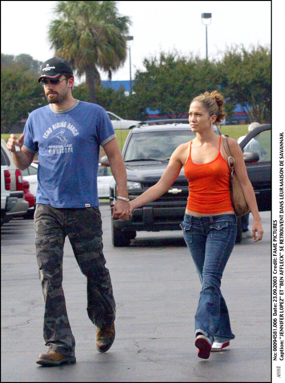 Ben Affleck et Jennifer Lopez en 2003.