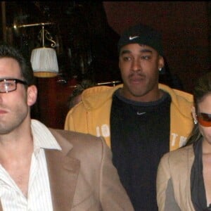Ben Affleck et Jennifer Lopez à Paris en 2003.
