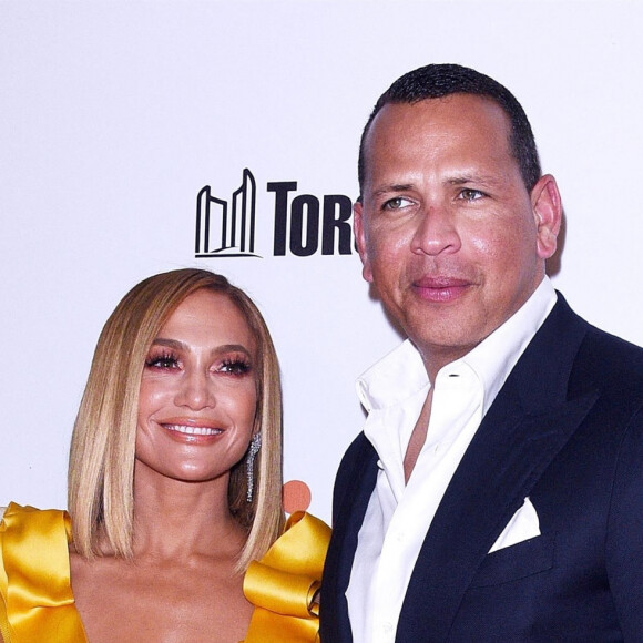 Jennifer Lopez et son compagnon et fiancé Alex Rodriguez - Tapis Rouge du film " Hustlers " lors du Festival International du Film de Toronto 2019 (TIFF), Toronto, le 7 septembre 2019.
