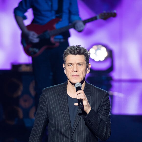 Exclusif -  Marc Lavoine - Enregistrement de l'émission "La Chanson secrète 4", qui sera diffusée le 4 janvier 2020 sur TF1, à Paris. Le 17 décembre 2019 © Gaffiot-Perusseau / Bestimage 