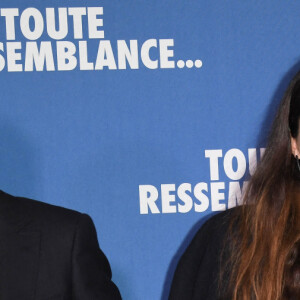 Anouchka Delon (enceinte) et son compagnon Julien Dereims - Avant-première du film "Toute ressemblance..." au cinéma UGC Ciné Cité Les Halles à Paris, le 25 novembre 2019. © Coadic Guirec/Bestimage
