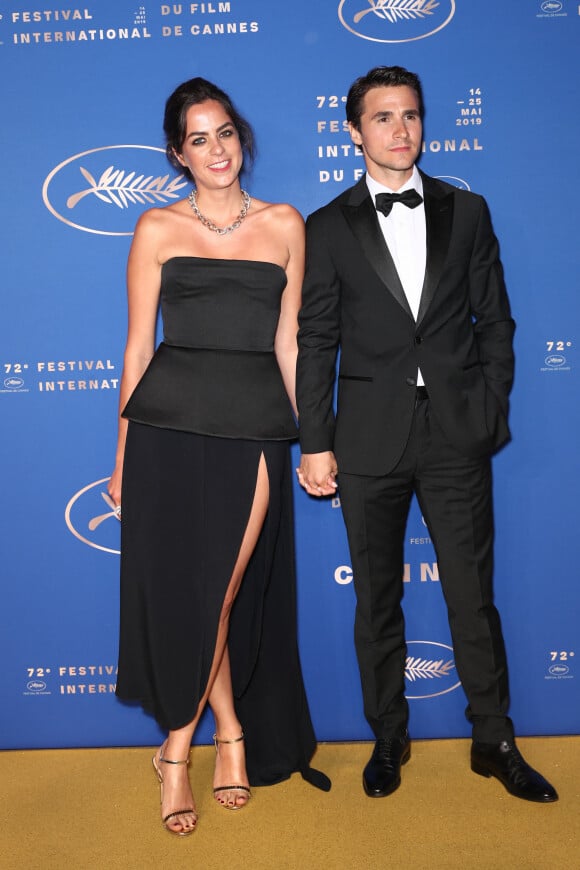 Anouchka Delon (Robe Elie Saab) et son compagnon Julien Dereims - Photocall du dîner d'ouverture du 72ème Festival International du Film de Cannes, le 14 mai 2019. © Jacovides-Borde-Moreau/Bestimage