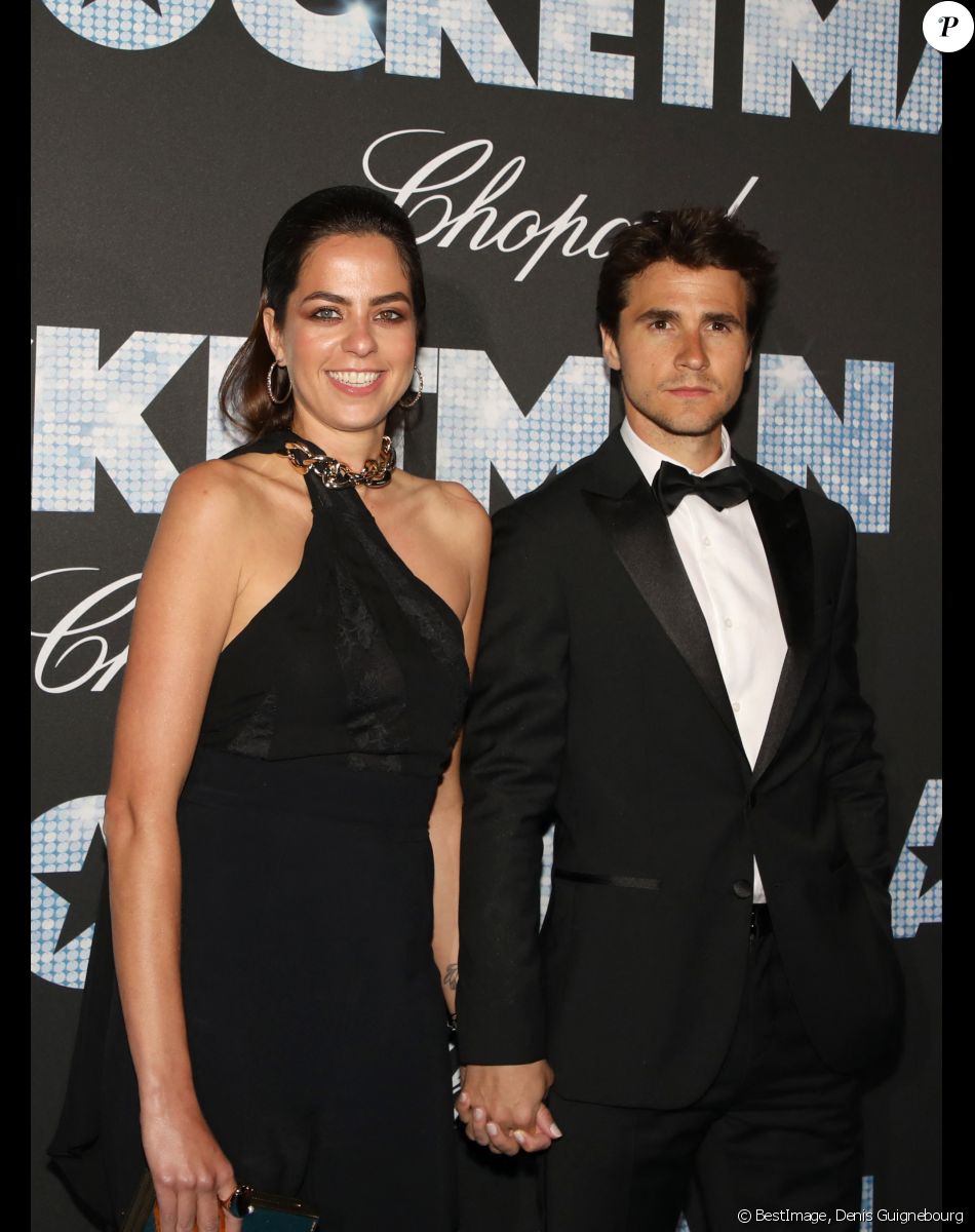 Anouchka Delon et son compagnon Julien Dereims - Soirée du film "Rocketman" sur la plage du Carlton lors du 72ème Festival International du Film de Cannes, le 16 mai 2019. © Denis Guignebourg/Bestimage