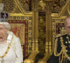 La reine Elisabeth II d'Angleterre et le prince Philip, duc d'Edimbourg - La famille royale d'Angleterre lors de la cérémonie d'ouverture du parlement à Londres. Le 27 mai 2015