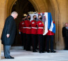 Le prince Charles, prince de Galles - Arrivées aux funérailles du prince Philip, duc d'Edimbourg à la chapelle Saint-Georges du château de Windsor, 17 avril 2021. 