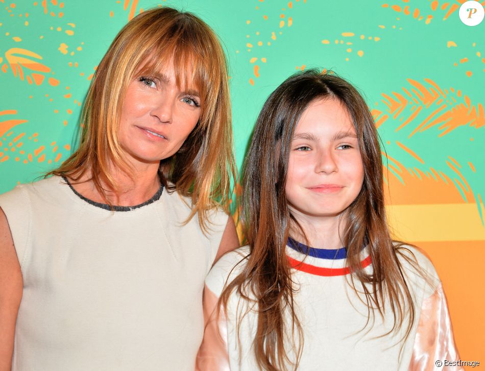 Axelle Laffont et sa fille Mitty Hazanavicius - Avant-première du film "MILF" au cinéma Gaumont-Opéra à Paris, France, le 17 avril 2018. © Veeren/Bestimage