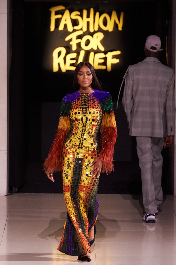 Naomi Campbell - Défilé de mode caritatif "Fashion For Relief" au British Museum à Londres. Le 14 septembre 2019 