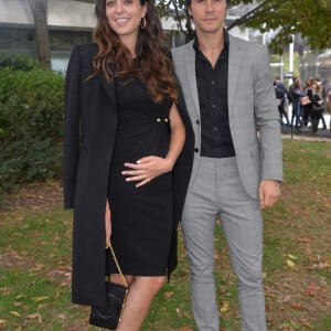 Anouchka Delon enceinte et Julien Dereims - Arrivées au défilé Elie Saab "Collection Prêt-à-Porter Printemps/Eté 2020" lors de la Fashion Week de Paris (PFW), le 28 septembre 2019. © Veerren Ramsamy - Christophe Clovis / Bestimage 