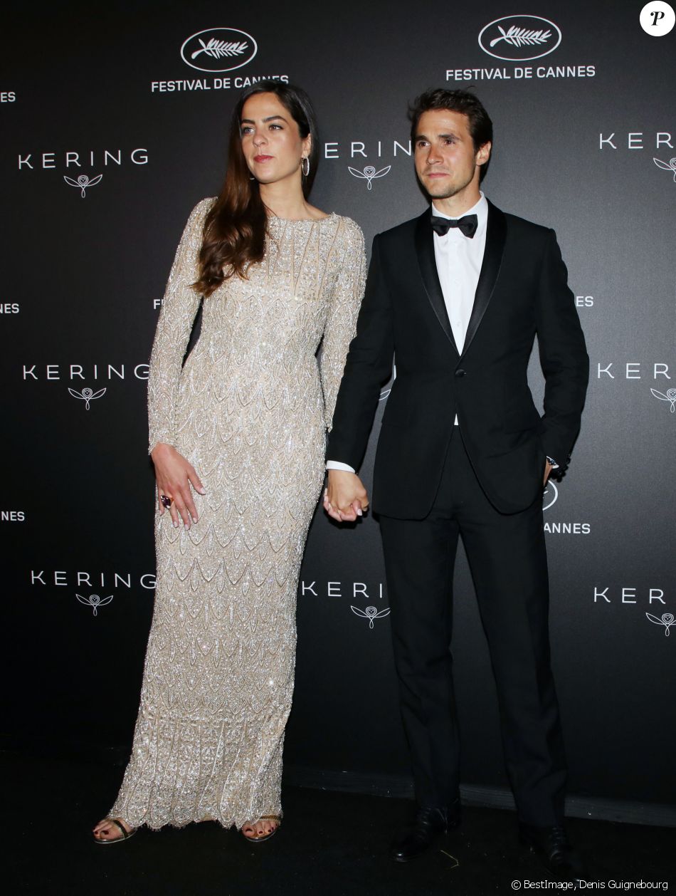 Anouchka Delon et Julien Dereims - Photocall de la soirée Kering "Women In Motion Awards", Place de la Castre, lors du 72ème Festival International du Film de Cannes. © Denis Guignebourg / Bestimage