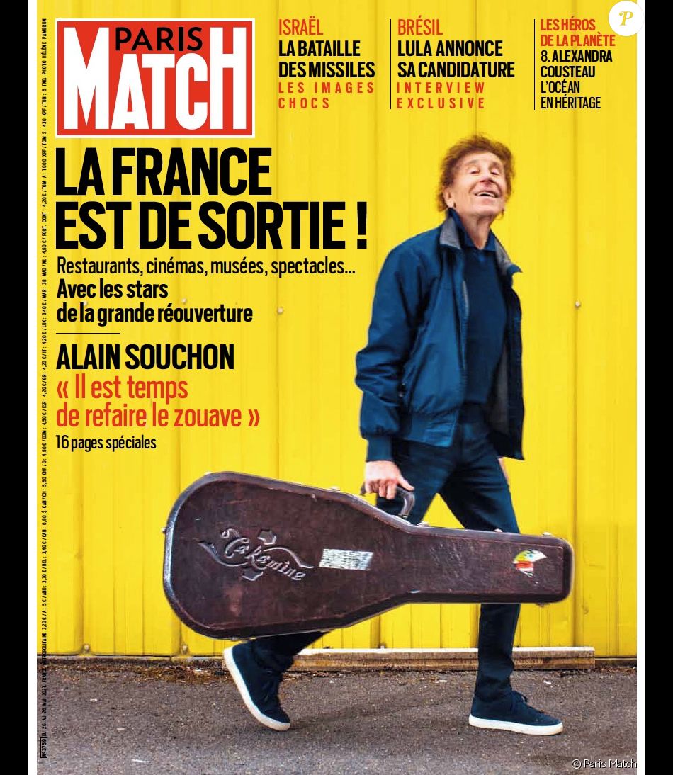 Couverture de "Paris Match", numéro du 20 mai 2021.