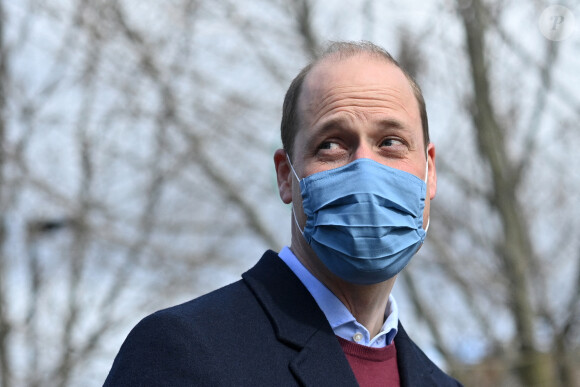 Le prince William, duc de Cambridge visite l'école School 21 à Londres. Il est venu apporter son soutien aux enseignants qui ont repris le travail en mars, à la levée progressive du confinement au Royaume-Uni, en raison de l'épidémie de coronavirus.
